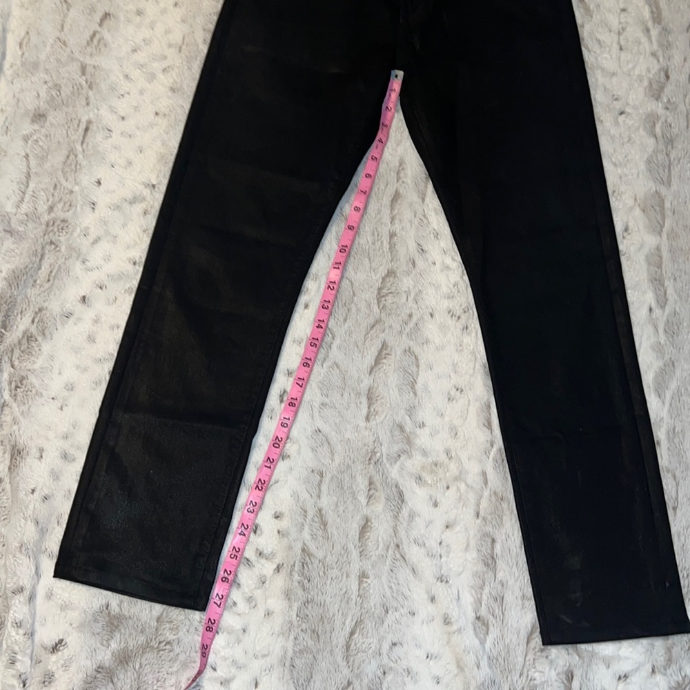 Monfrère Greyson Noir Coated Japanese Black Slim Denim Men Sz 31 - Picture 11 of 14